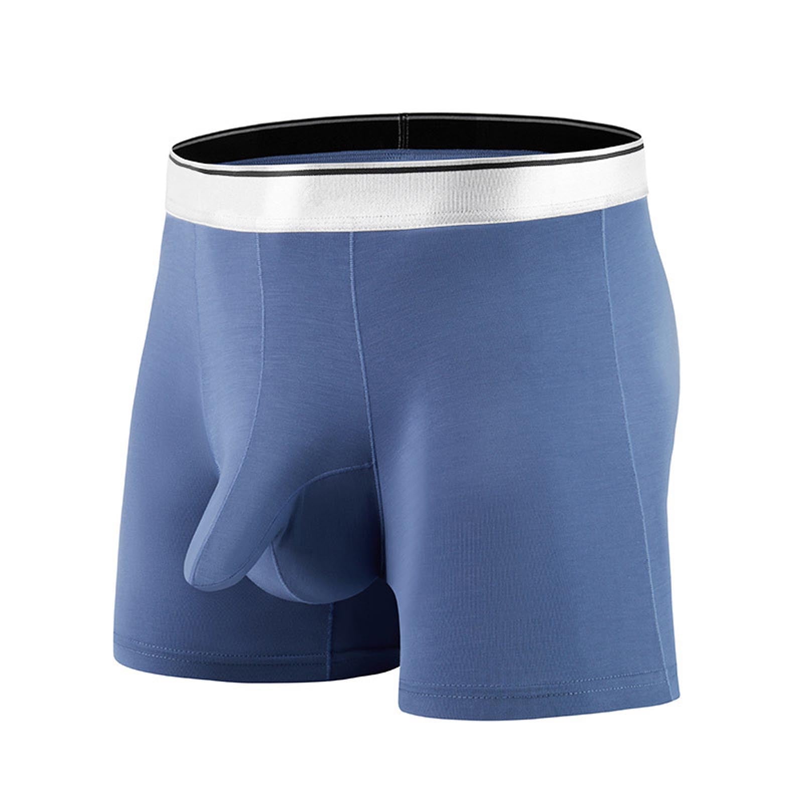 Eywlwaar Men's Boxer Briefs - Soft Modal Trunks With Separate Pouch Design For Comfort - View #5