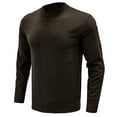 thumbnail image 1 of Lilgiuy Men's Long Sleeve Crew Neck Pullover Sweater Solid Color Top for Gym Workout Jogging Beach, 1 of 4