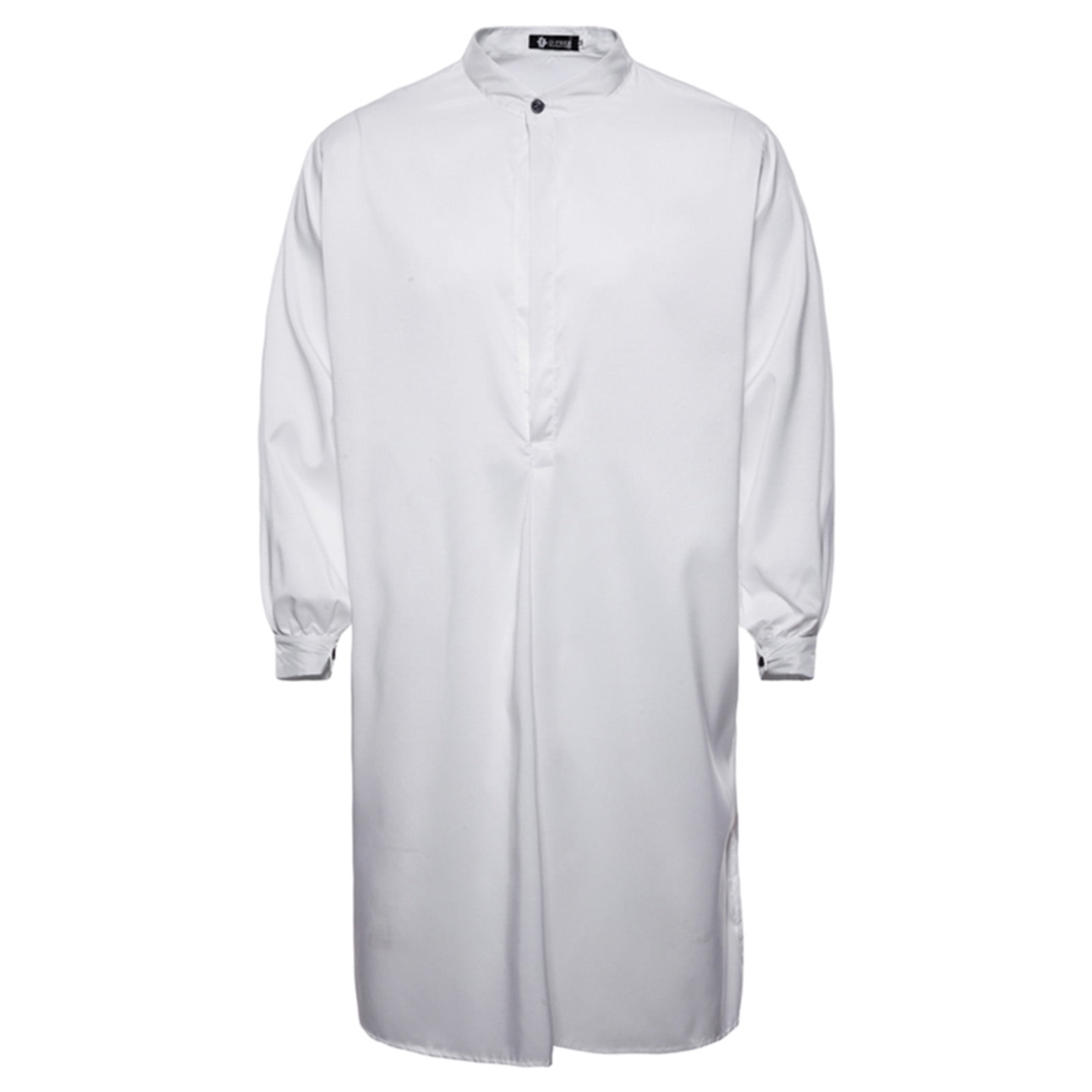 Long Work Robe Lilgiuy Men's Muslim Robe Arab Middle Robe Long Style Long Sleeve ...