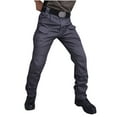 thumbnail image 1 of Lilgiuy Men's Overalls Loose Multi Pocket Casual Pants Overalls Pants for Men Big and Tall, 1 of 5
