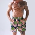 thumbnail image 1 of Lilgiuy Men's Quick-drying Breathable Beach Pants Large Size Casual Loose Five Points Shorts Printed Large Pants Winter Clothes for 2022, 1 of 5