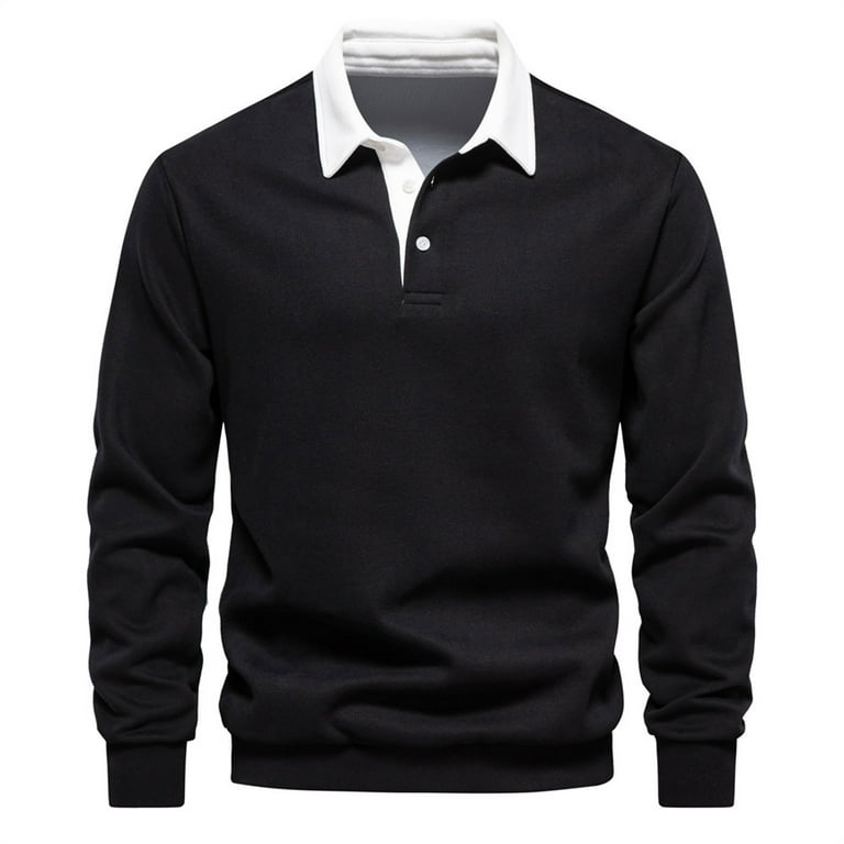 Printed Long Sleeve Lapel Button Sweatshirt Printed Long Sleeve Lapel Button Sweatshirt