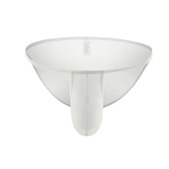 Lilgiuy Men's Summer Breathable Mesh Solid Color Thong Charming Mesh Breathable Panties Comfort Underpants