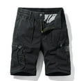 thumbnail image 1 of Lilgiuy Men's Summer Solid Outdoors Casual Have Pockets Drawstring Sport Shorts Pants Camping Mountain Clearance, 1 of 3