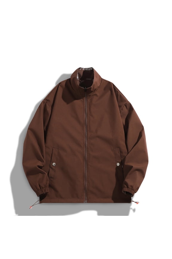 Men's Thin Windbreaker with Double-sided Wearable Slim Zippered Pocket Sun Protection Suit Outdoor Charging Jacket Coat Gift for Your Son Husband Dad