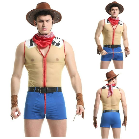 Lilgiuy Men's Uniforms Masquerade Costumes Stage Drama Amusement Performance Costumes Suits