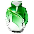 thumbnail image 1 of Lilgiuy Mens Hoodies Pullover Sweatshirt Color Block Round Neck Long Sleeve Patchwork Casual Hoodie with Pockets for Home Leisure, 1 of 4