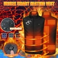 thumbnail image 1 of Lilgiuy Mens Women's Heated Vest Casual Heart Print Sleeveless Winter Warm USB Heating Jacket with Pocket, Windproof Waterproof Coat for Outdoor Working, 1 of 5