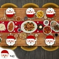 thumbnail image 1 of Lilgiuy Merry Christmas Paper Plates 40Pcs Santa Pattern Disposable Plate Irregular Tableware Dinner Plate for Xmas Winter Home Party Decor, 1 of 6