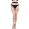 thumbnail image 1 of Lilgiuy Mesh Fishnet Stockings for Women Tights High Waist Pantyhose Thigh High Fishnets Tights, 1 of 2