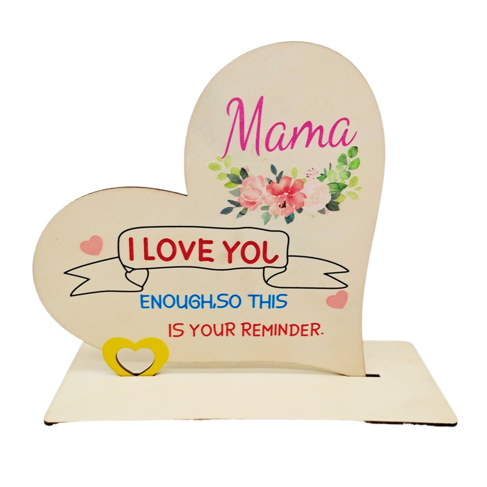 Growing Old Together - Personalized 2-Layered Wooden Plaque
