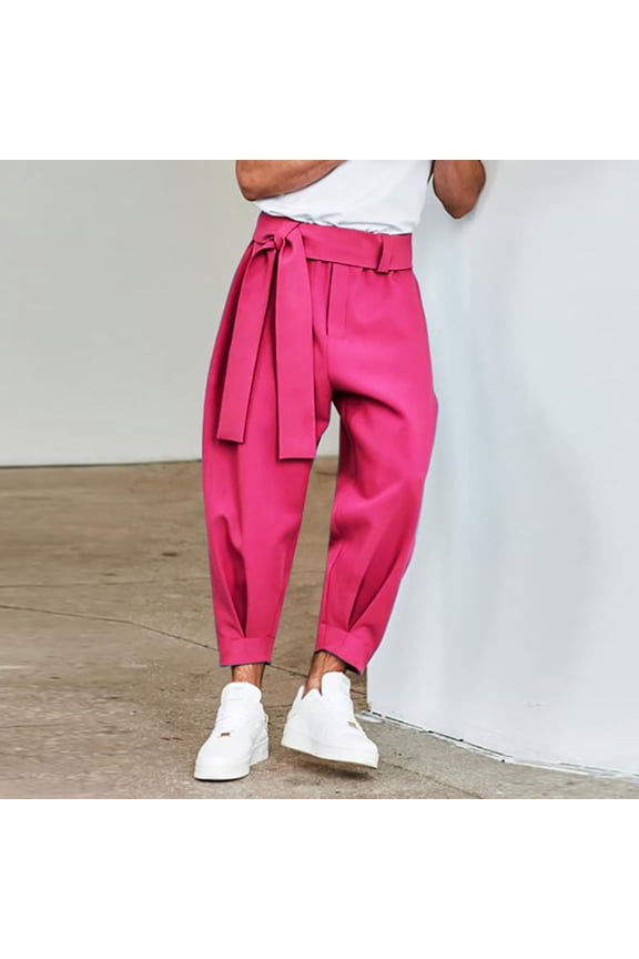 New Fashion Casual Men's Zip Closure Panel Washed Stretch Casual Trousers Jeans Trousers Lightweight Hiking Travel Pants