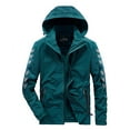 thumbnail image 1 of Lilgiuy New Men's Stand Collar Casual Stretch Jacket Outdoor Windproof Wear-resistant Upper Jacket Vest Light Blue（） Fall Clothes for 2022 Spring Winter, 1 of 4