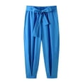 thumbnail image 1 of Lilgiuy NewCasual Men's Zip Closure Panel Washed Stretch Casual Trousers Jeans Trousers 2022 Fall Winter, 1 of 5