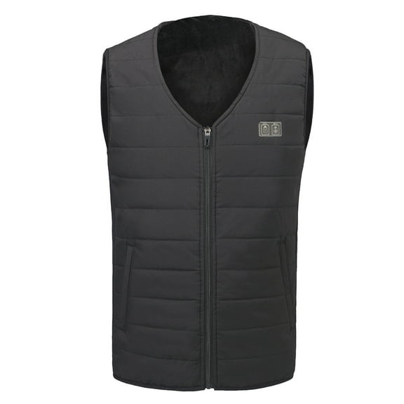 Lilgiuy Outdoor Warm Clothing Heated For Riding Skiing Fishing Charging Via Heated Coat Black Winter Dresses for 2022