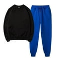 thumbnail image 1 of Lilgiuy Oversized Sweatsuits for Women Set 2 Piece Outfit Long Sleeve Crewneck Pullover Tops and Long Pants Tracksuit Leisurewear Gift for Friends and Family, 1 of 5
