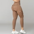 thumbnail image 1 of Lilgiuy Pants for Women High Waist High Elasticity Yoga Pants with Pockets, Workout Running Yoga Leggings for Snowboarding, 1 of 5