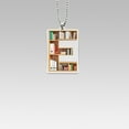 thumbnail image 1 of Lilgiuy Personalized Book Christmas Ornament 26 Letters Hanging Pendant Ornaments 2024 Acrylic Initial Monogram Xmas Tree Decorations with Hanging Rope Unique Customized Fun Gift for Kids(E), 1 of 5