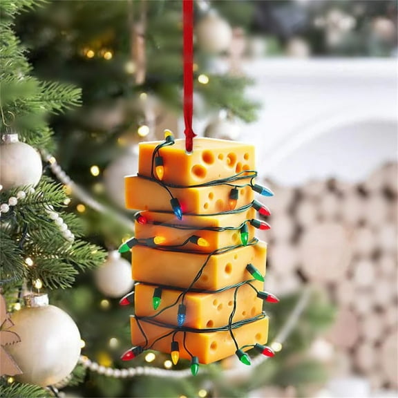 Lilgiuy Personalized Cakes Ornament Gift for Christmas 2024 Gift Mom Wife Grandma Girlfriend Women, Novelty Cakes Acrylic Ornament Gift for Christmas Hanging Decor