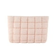 thumbnail image 1 of Lilgiuy Puffy Makeup Bag for Women, Quilted Makeup Bag Cosmetic Bag Travel Puffer Makeup Pouch Cute Toiletry Zipper Bag cared Makeup Organizer Pouch Storage Clutchs (Pink), 1 of 5