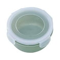 thumbnail image 1 of Lilgiuy Reusable Small Plastic Containers with Clear Lids, Mini Food Refrigerator Storage Freezer Containers, Stackable Food Storage Jars, Condiment Jars Lunch Box Accessories, Green, 1 of 1