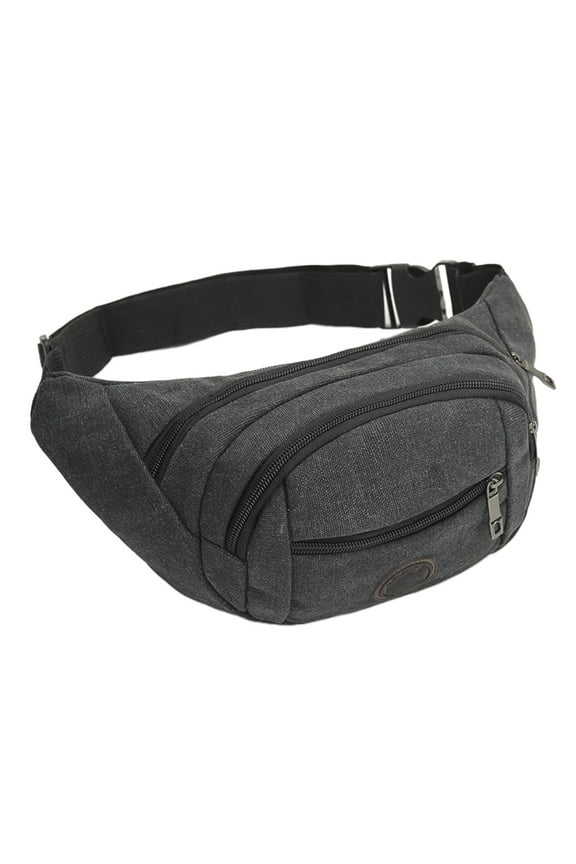 Running Waist Pack, Belt Fanny Pack for Hiking Cycling Workout, Acratch-proof Runners Belt Jogging Pouch,Travelling Money Phone Holder for Running Gear Accessories, Black