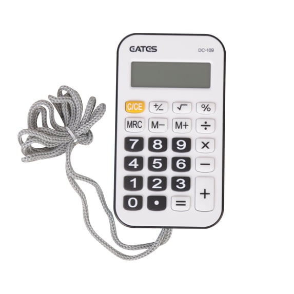 Lilgiuy School Supplies under $1 Basic Standard Calculators Mini Digital Desktop Calculator with 8-Digit LCD Display Portable Calculator Pocket Size for Home Office School, 2.44"x4.33"