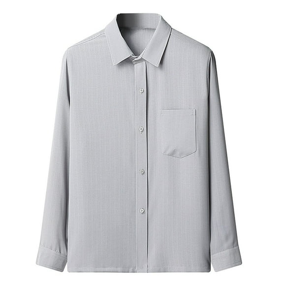 Lilgiuy Shirts for Casual Buttons Beach Non-positioning Print Turn Down Short Sleeve Shirt Blouse for Stage Performance