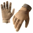 thumbnail image 1 of Lilgiuy Shooting Hard Knuckle Gloves for Men Woman, Winter Windproof Rainproof Cold Proof Ski Riding Warm Gloves for Outdoor Work Shooting Motorcycle Cycling Hunting (Yellow,M), 1 of 2
