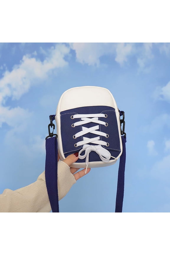 Simulation Beach Boho Sneaker Shoulder Bag Stripes Paneled Canvas Crossbody Bag Winter Dresses for 2022