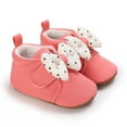 thumbnail image 1 of Lilgiuy Spring Princess Girls' Shoes 0-1 Year Old Bowknot Baby Shoes Cotton Soft Sole Shoes Walking Shoes for Baby Shower, 1 of 5