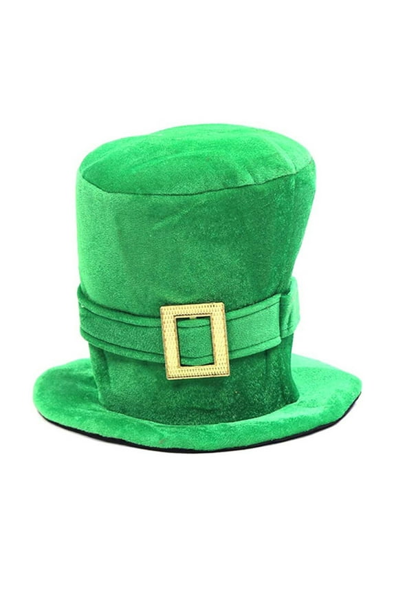 St Patrick's Day Green Hat for Women and Men New Trend Shamrock Top Hat for Leprechaun St. Patricks Party Photo Shoot Parade Favors Supplies(Free Size)