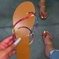 thumbnail image 1 of Lilgiuy Summer Flat-bottomed Sandals And Slippers Women's Large Size Outer Wear Women, 1 of 2