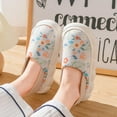 thumbnail image 1 of Lilgiuy Summer Parturient Shoes Slippers Indoor Home Thick Soled Casual Slippers，Blue，9 Winter Fashion 2022, 1 of 5