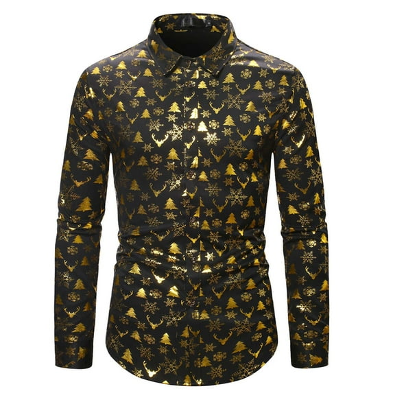 Lilgiuy T Shirts for Casual Buttons Beach Non-positioning Print Turn Down Short Sleeve Shirt Blouse Streetwear