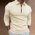 thumbnail image 1 of Lilgiuy T Shirts for Men Casual Buttons Beach Non-positioning Print Turn Down Long Sleeve Shirt Blouse for Sports Gym Exersice, 1 of 5