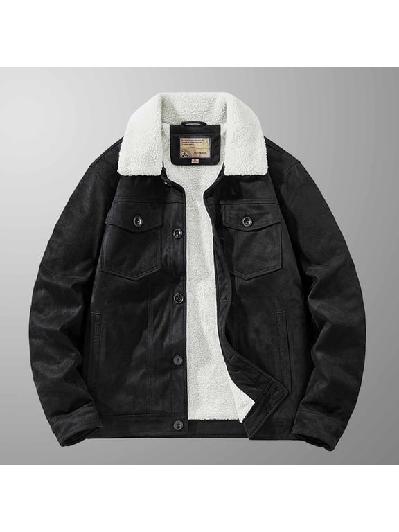 The New Novelty Casual Winter Lapel Casual Jacket and Velvet Padded Jacket Long Sleeve Hoodless Casual Outwear & Jackets for School College Library