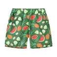 thumbnail image 1 of Lilgiuy Toddler Baby Boys Swim Shorts Fruits Print Swimming Trunk Kids Boy Girl Hawaiian Beach Board Shorts Swimwear (Green,7-8 Years), 1 of 4
