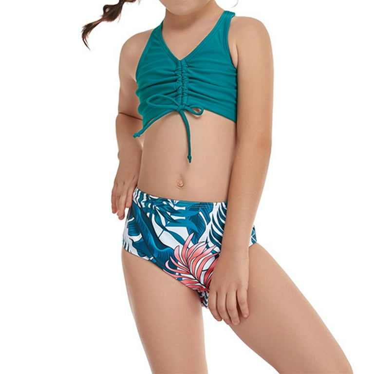 Casual Vacation Print Split Joint Swimwears Casual Vacation Print Split Joint Swimwears