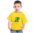 thumbnail image 1 of Lilgiuy Toddler Easter St Patrick Day T-Shirt Boys Girls Short Sleeve St Patrick Hat Print Pullover Tops Shirt Tees Summer Casual Clothes for 3-10 Years (Yellow), 1 of 5
