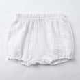 thumbnail image 1 of Lilgiuy Toddler Girls Boys Bloomer Shorts Summer Casual Solid Color Loose Harem Shorts Washable Reusable Diaper Cover White, 1 of 5