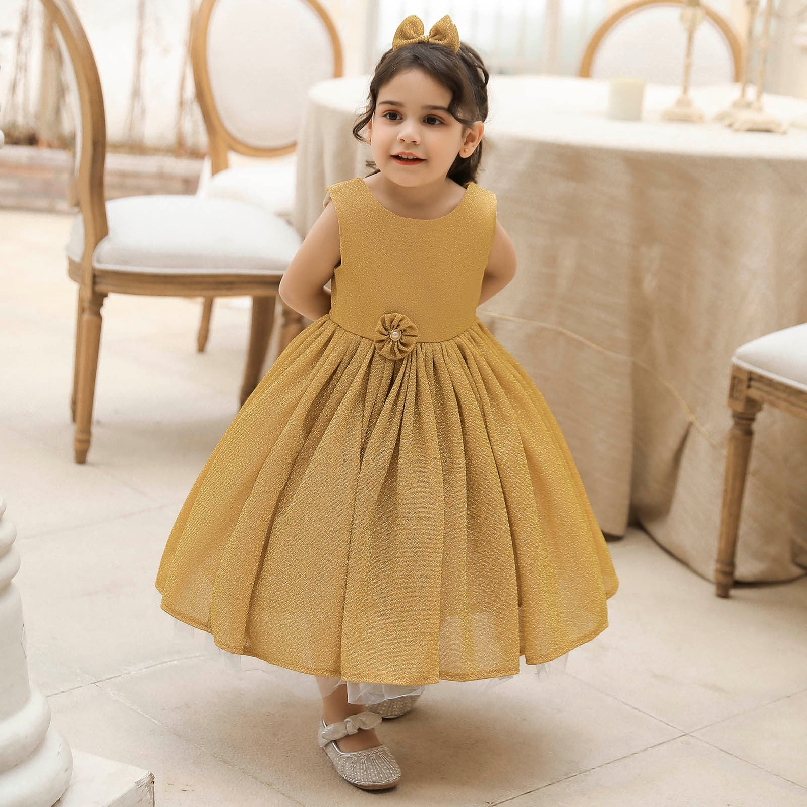 Lilgiuy Toddler Girls Princess Piano Dress Comfortable Solid Color Sleeveless Flower Skirt Casual Puff Dress With Headband Decoration Summer Sales - Walmart.com Lilgiuy Toddler Girls Princess Piano Dress Comfortable Solid Color Sleeveless Flower Skirt Casual Puff Dress With Headband Decoration Summer Sales - Walmart.com
