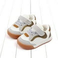 thumbnail image 1 of Lilgiuy Toddler Shoes Baby Boys Girls Cute Breathable Mesh Non-slip Soft Bottom Sports Casual Shoes Brown,9-12 Months for 2022, 1 of 5