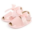 thumbnail image 1 of Lilgiuy Toddler Shoes Baby Girls Cute Fashion Cotton Sequins Bow Non-slip Soft Bottom Sandals Birthday Gifis for Children, 1 of 5