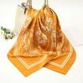 thumbnail image 1 of Lilgiuy Vintage Cashew Flower Personality Small Scarf Decorated With Imitation Silk Square Scarf 2022 Fall Winter, 1 of 3