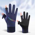thumbnail image 1 of Lilgiuy Winter Gloves for Men Touch-Screen Windproof Warm Anti-Slip Cold Weather Mittens for Cycling Hiking Running, 1 of 5