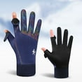 thumbnail image 1 of Lilgiuy Winter Gloves for Men Touch-Screen Windproof Warm Anti-Slip Cold Weather Mittens for Cycling Hiking Running, 1 of 5