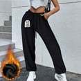 thumbnail image 1 of Lilgiuy Woman's Pants Printed Sports And Casual Leg Pants for Woman for New Year Thanksgiving, 1 of 3