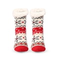 thumbnail image 1 of Lilgiuy Women Christmas Socks Winter Soft Warm Cozy Plush Slipper Socks Thicken Anti-slip Knit Sleeping Socks for Xmas Gifts, 1 of 2