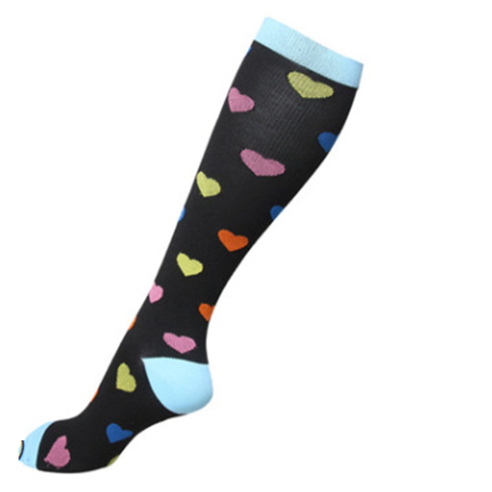 Lilgiuy Women Colorful Variety Design Stockings Gradation Colour